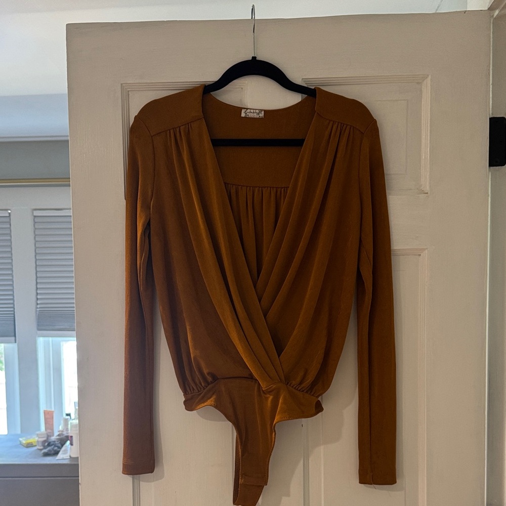 Free People Rust Bodysuit